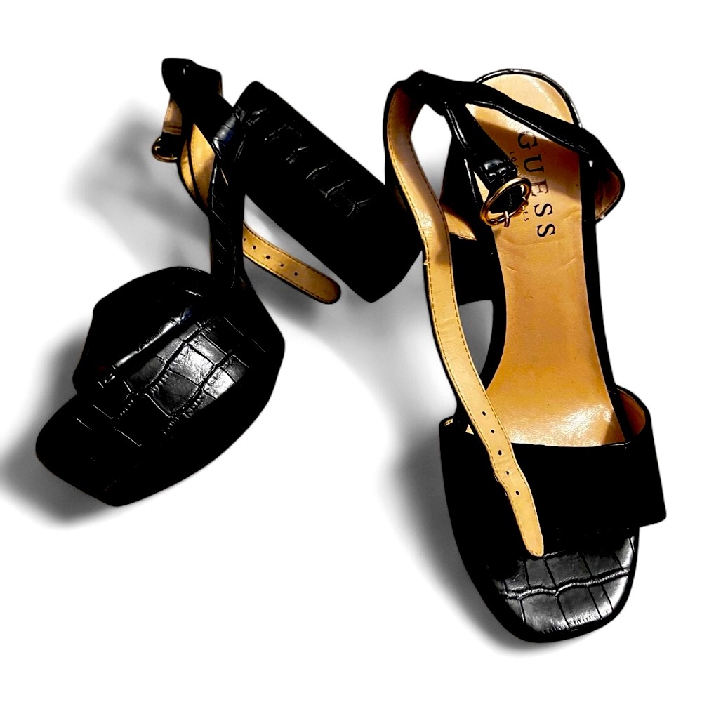 GUESS Black Women's Sandals - Picture 4 of 11